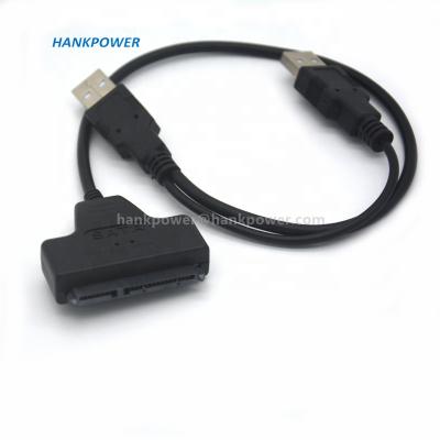 China Multi Function Data Transfer Cable USB 2.0 To SATA Data Conversion Cable For External 2.5inch HDD Hard Disk Cable for sale