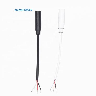 China Custom 3.5mm Stereo Audio Cable Speaker Single End Jack Female To Bare End 3.5mm Female Audio Extension Cable for sale