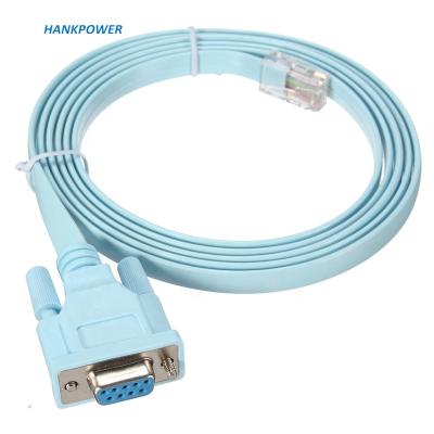 China RJ45 Network Data Signal Transmission DB9 to RJ45 Ethernet Cable to RS232 Network DB9 Cable to Network Interface Console Cable for CISCO Switch Router for sale