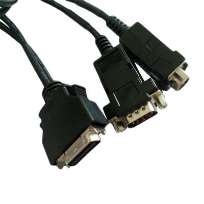 China OEM Factory Supply Y Splitter SCSI MDR 26pin to DB 9pin Y Splitter DB Adapter Cable for sale