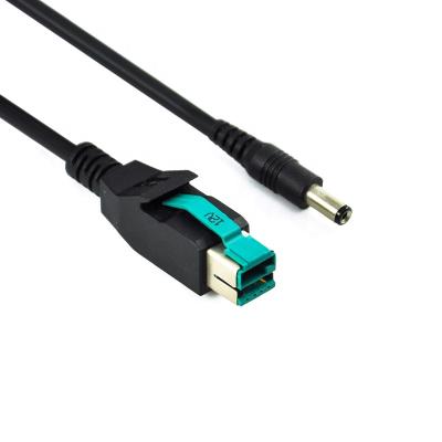 China Original Connector Green 12V Powered USB To DC5.5MM Charging Cable for sale