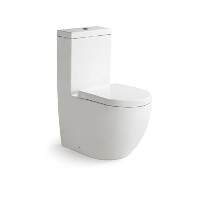 China Modern design toilet ware Chinese WC automatic operation bathroom sanitary closestool ceramic one piece toilet for sale