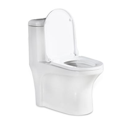 China Automatic Operation Chinese Wholesale Bathroom Water Closet Ceramic One Piece Floor Standing Toilet Seat for sale