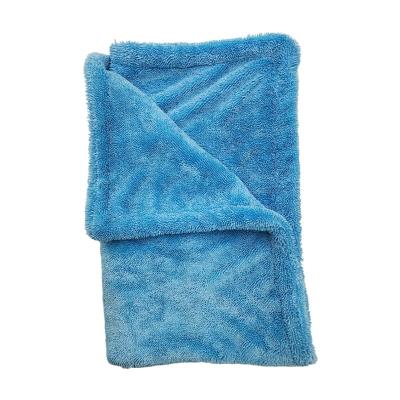 China Microfiber New Products 700-1300gsm Twisted Loop Car Wash Drying Towel for sale