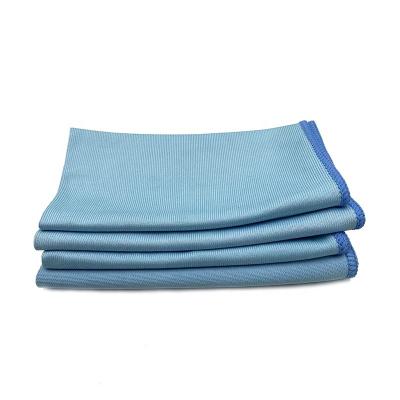 China Windows Premium Ultra Fine Microfiber Cloths for Glass Washable Reusable Glass Cleaning Cloths Great for Windows, Glass and Mirrors for sale