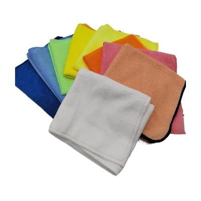 China 200gsm 300gsm 400gsm Child Safe Warp Knitted Towel Microfiber Car Wash Towel Cleaning Cloth for sale