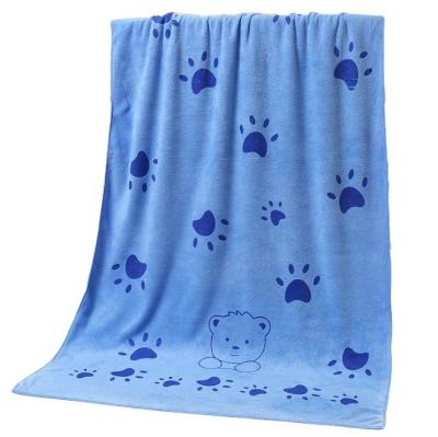 China High Quality Printed Bath Towel Child Safe Microfiber Bath Towels for sale