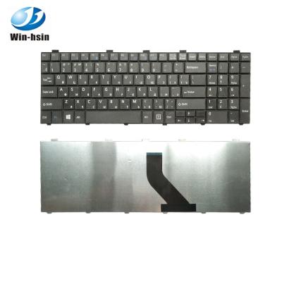 China Laptop Capacitive Keyboard for Fujitsu Lifebook AH530 AH531 NH751 RU Russian Black Notebook Keyboard for sale