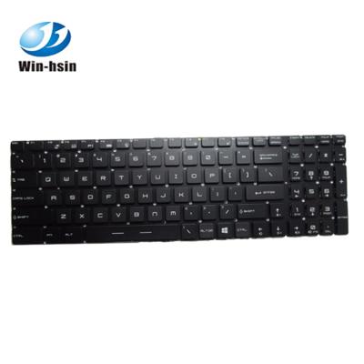 China Capacitive Computer Keyboard for MSI GE62 GS60 GS70 GS72 GE72 GT72 Keyboard Black US Laptop with Backlit Keyboard for sale