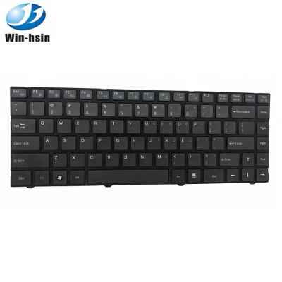 China 100% New USA Black Laptop Capacitive Keyboard For Hasee K470P MP-05693US-360D Keyboard With Frame for sale