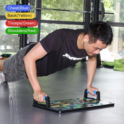 China ABS Engineering Plastic Stand Push Up Board Workout Gym Muscle Pump Foldable Board for sale