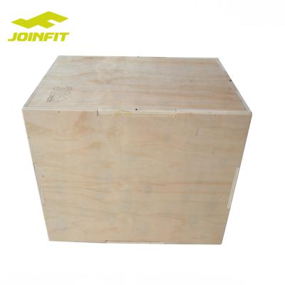 China JOINFIT Wooden Safe Wooden Jumping Box, Wooden Jumping Platform Plyo Box for sale