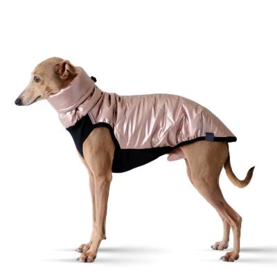 China Viable Wholesale Casual Luxury Pet Clothes Fashion Short Sleeve Cotton Dog Sweaters Pink Warm Jacket for sale