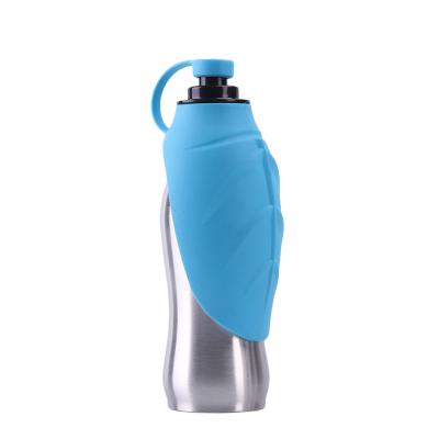 China Customized Sustainable Logo Stainless Steel Bottle Pet Water Cup For Travel for sale