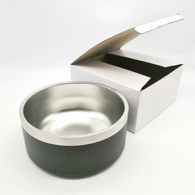 China Non Slip Sustainable Stainless Steel Dog Food Feeder Water Bowl For Small Medium Large Pets for sale