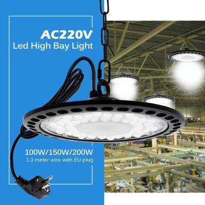 China Warehouse Best Selling Industrial Indoor Energy Saving 100w 150w 200w LED High Bay Led Light for sale