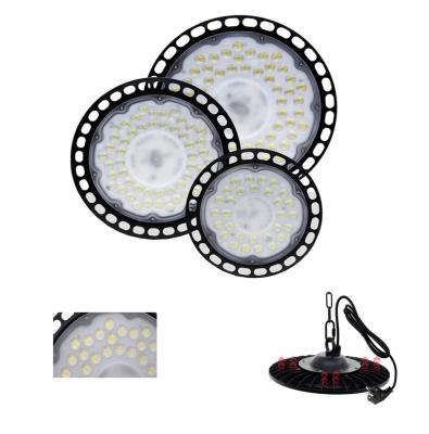 China Factory Warehouse Ip65 industrial high bay led lighting100w 150w 200w UFO led high bay for shop light for sale