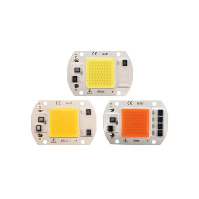 China PCB Full Spectrum Growing/Detector/Replacement/Project 220V 230V 380-840nm Led Chip 10W 20w 30w 50w COB LED Chip for sale