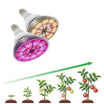 China Seed Starting 2835SMD Full Spectrum LED Grow Light Bulb Lamp For Indoor Veg Flower Plant E27/GU10/E14 250W for sale