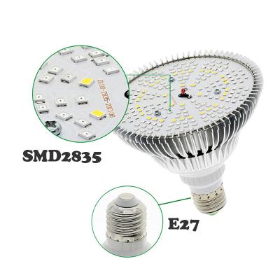 China Seed Seed Planting Sun LED Plant Lamp Full Spectrum LED Plant Grow Light Bulb 26W For Plant Growth for sale