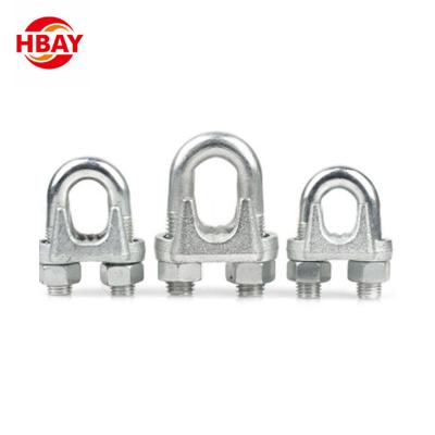 China Widely Use High Quality American Heavy Duty Rigging Stainless Steel Wire Rope U Clip for sale