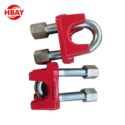 China Heavy Industry Selling Factory U Bolt Type Electrical Cable Connector Clamp Stainless Steel Wire Rope Clip for sale