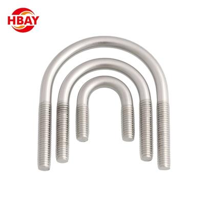 China Factory Made High Quality High Strength General Industry U Bolts And Nuts Stainless Steel U Bolts for sale