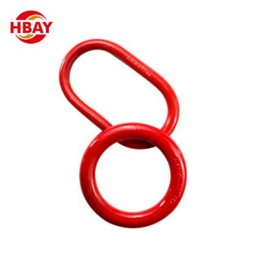 China American industry machine ring shaperound rigging premium red lifting oval ring for sale