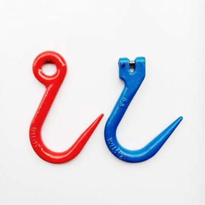 China Heavy Industry Rigging Eye-Tip Hook Swivel High Strength Lifting Hoist Hook With Latch for sale