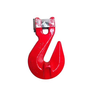 China Heavy Industry Factory Wholesale Price Eye Clamp With Lock Hook Swivel Lifting Hook With Lock Hook for sale