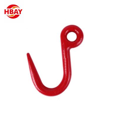 China Heavy Industry Alloy Steel Safety Hook High Strength Lifting Hook With Lock Buckle for sale