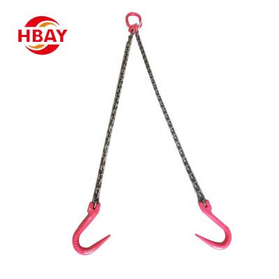 China Heavy Industry Rigging Red Painted Yellow Painted Lifting Hook With Latch for sale