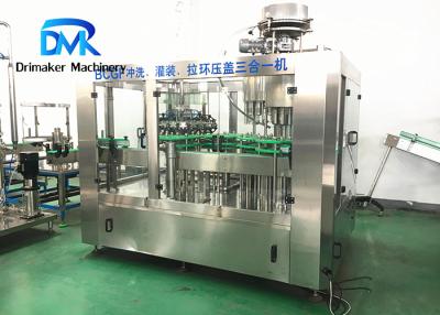 China 2000 Bph Glass Bottle Soda Filling Machine No Bottle Damage Easy Maintenance for sale