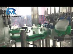 Glass bottle filling machine