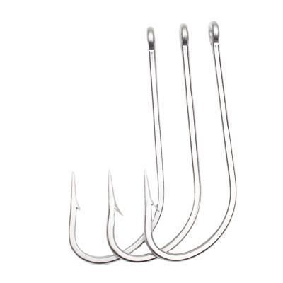 China O'shaughnessy Fishhook Saltwater Stainless Steel Long Leg 34007 Barbed Hook for sale