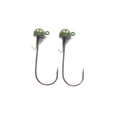 China Tungstenweedless tungsten ned rig jig heads for Bass Fishing, bluegill jig heads spread jigs main hooks for sale