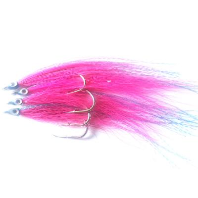 China Teaser+flash Bucktail Teaser 3D Fish Eye Flounder Rigs Flounder Fishing Lures Bait Rigs Saltwater Freshwater For Bass Flounder Fluke for sale