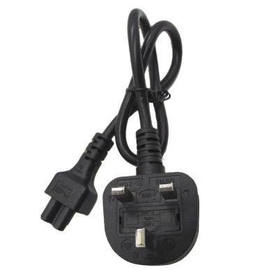 China Indoor Outdoor HOT SALE 3 Prong Extension Cord 3 Pin UK Power Computer Connector Power Cord for sale