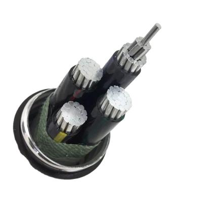 China Best Value 3x25/35/50/70/95/120 Industrial PVC XLPE 3 Core Aluminum Power Cable for sale