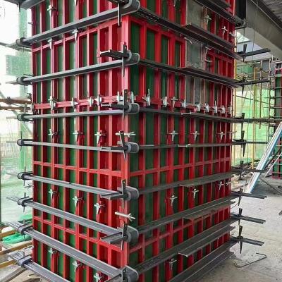 China XuYang Modern Reusable Square Concrete Column Mold Formwork Applause for sale