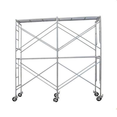 China XuYang Modern Cheap Construction Decoration Galvanized Mobile Folding Scaffolding Scaffolding for sale