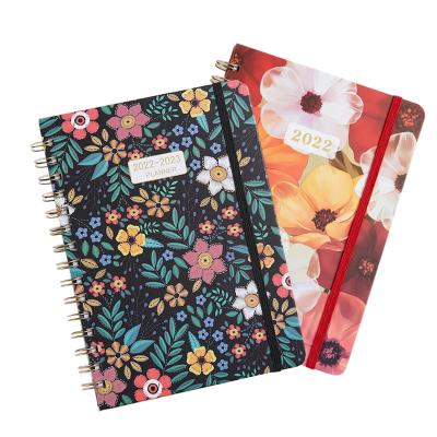 China 2021 New Arrivals High Quality Custom Luxury Spiral Journal A5 Notebooks Diary Wedding Paper Planner For Women for sale