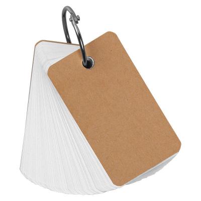 China Premium White Paper Round Corner Cards Small Message Card DIY Gift Thank You Card Kraft Note Paper Tags Scratch Paper for sale