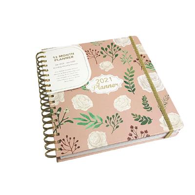 China Book Printing Hot Selling Custom Content Design Wires Binding Spiral Binding Notebook Printing for sale