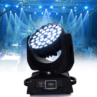 China Wash with Zoom LED Wash Light RGBW LCD Display 36x10W 4 in 1 Moving Head Zoom Stage Light for sale