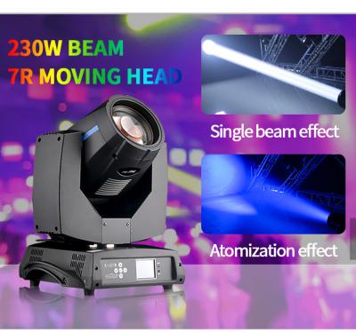 China IP65 Hotel Projector Head Beam 230 Moving Lighting LED Disco Stage Light For DJ Club Party for sale