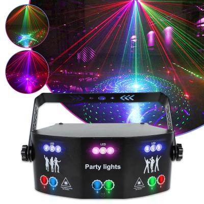 China Nightclubs Shows /events/Wedding /KTV 15 Moving Eyes LED Laser Effect Beam Lights DJ Nightclub LED Stage Light Disco Ball Projector Lazer Lamps for sale