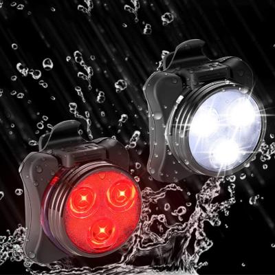 China USB Rechargeable Bicycle Headlight Taillight Accessories Led Bike Front Lights Set Bike Lights Bl02 for sale