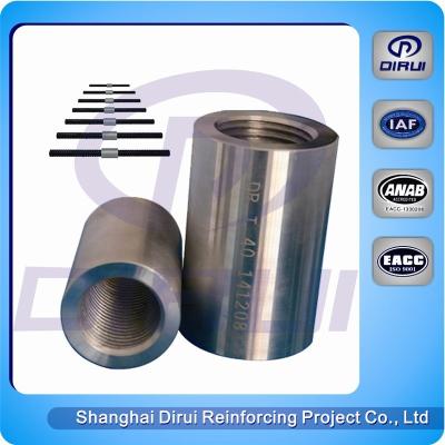 China 45C / 40Cr Steel Material Rebar Coupler / Railway Connector Yoke Bar Mechanical Coupling for sale