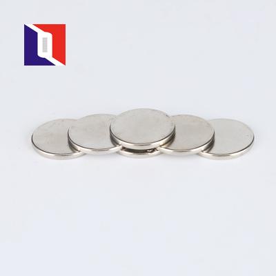 China Thin Type N52 Neodymium Magnet Materials Disc Industrial Magnet Strong Magnetic Magnet for sale